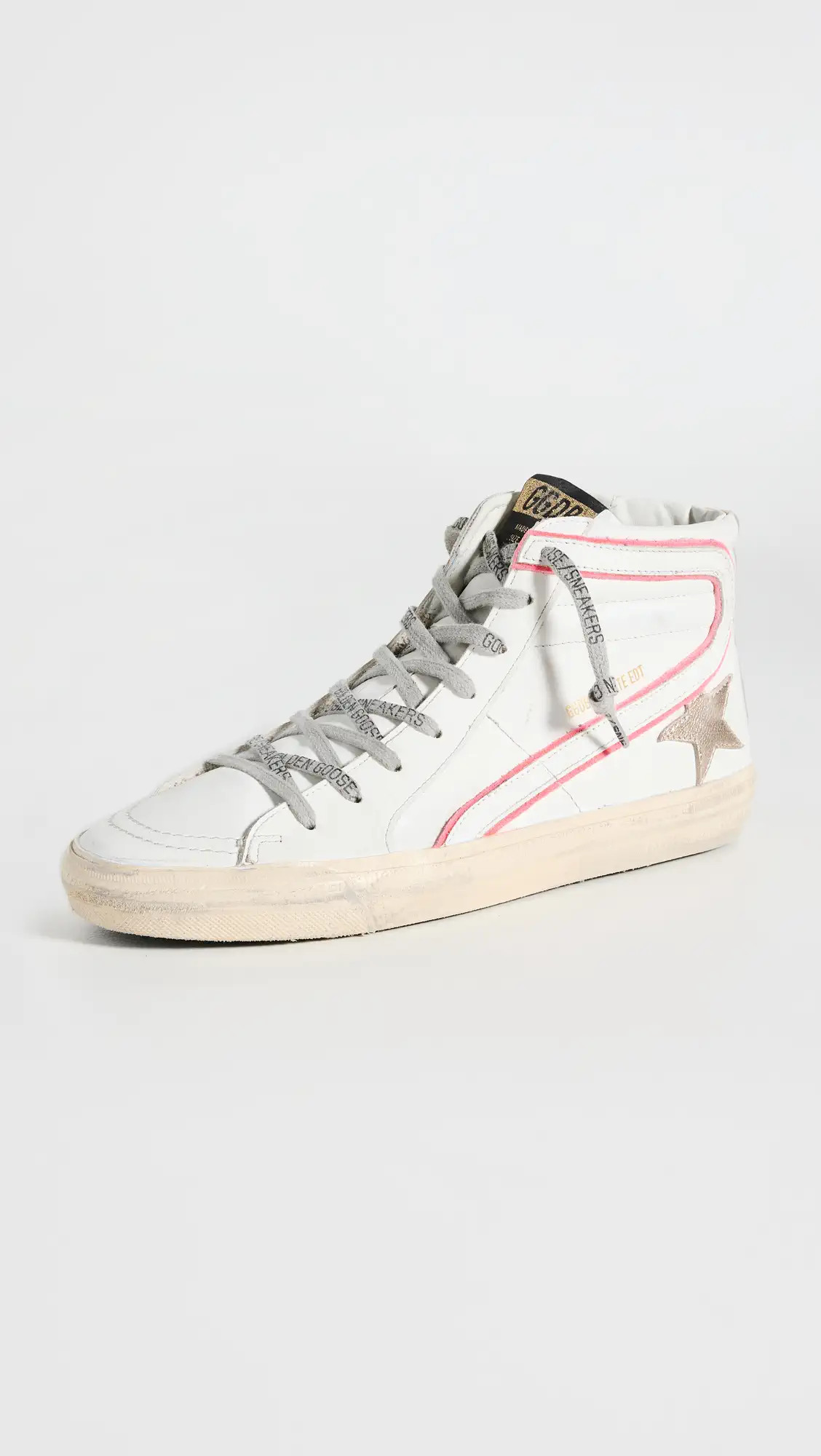 Slide Classic Leather Upper Laminated Sneakers | Shopbop