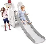 Toddler Slide, Ronipic 3 in 1 Slide for Kids, Freestanding Game Slide with Extra Long Slipping Slope | Amazon (US)