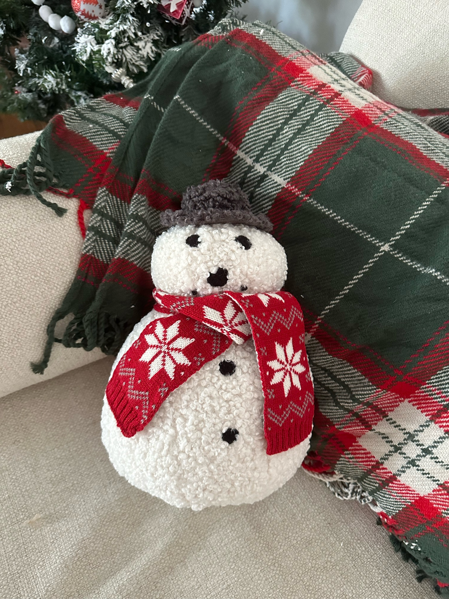 Christmas snowman pillow 

#LTKGiftGuide #LTKhome #LTKHoliday