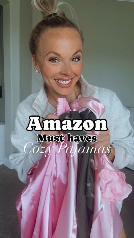 Amazon cozy pajamas are all in sale right now!!! Wearing a medium 

#LTKFindsUnder50 #LTKStyleTip #LTKSaleAlert