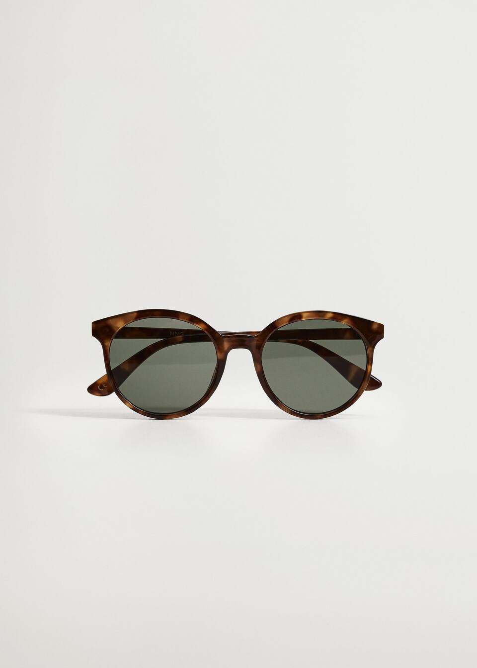 Tortoiseshell rounded sunglasses | MANGO (UK)