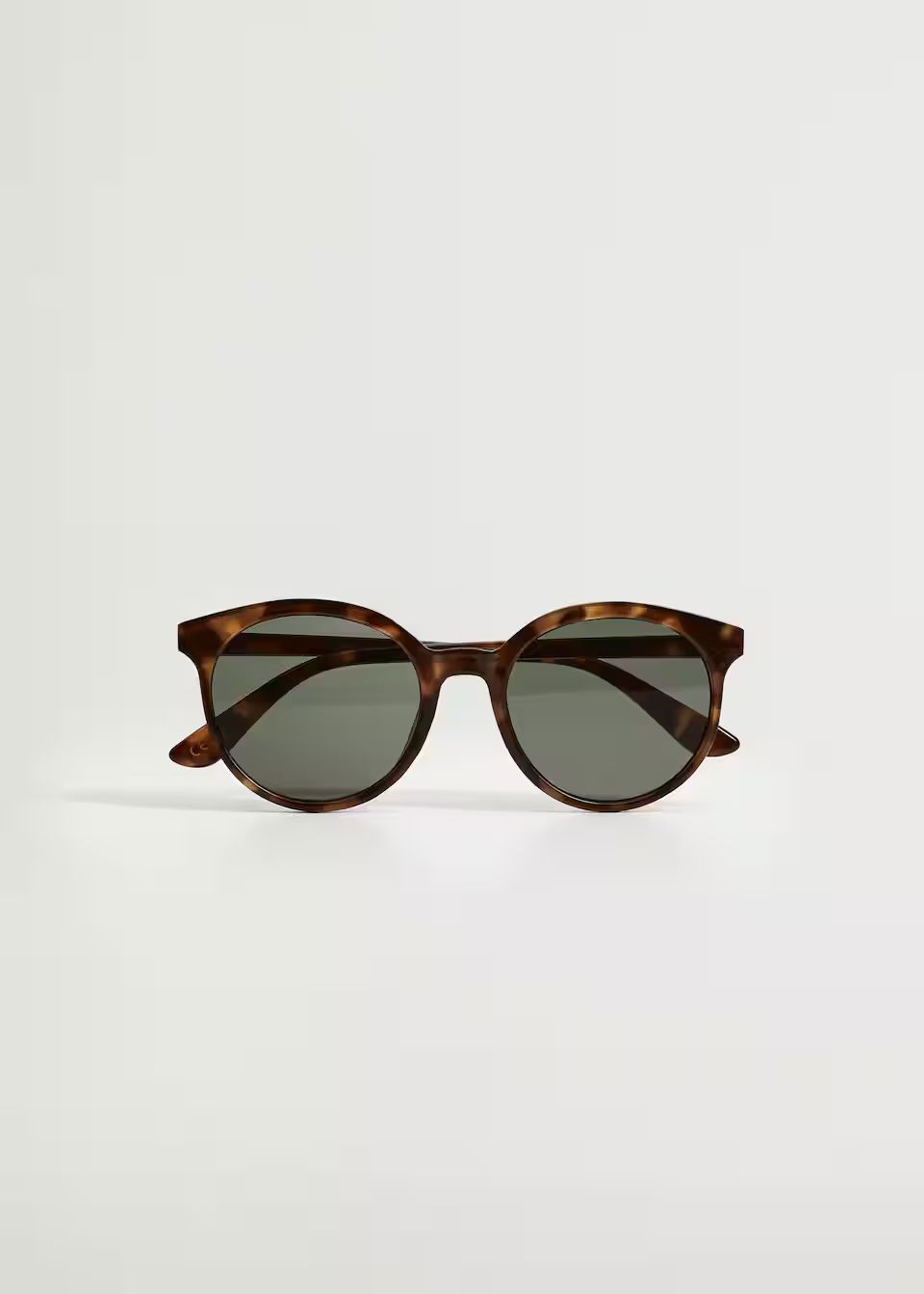 Tortoiseshell rounded sunglasses | MANGO (UK)