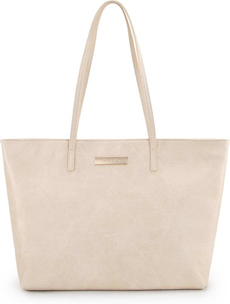 Montana West Tote Bags for Women Purses and Ladies Handbags with Zipper | Amazon (US)