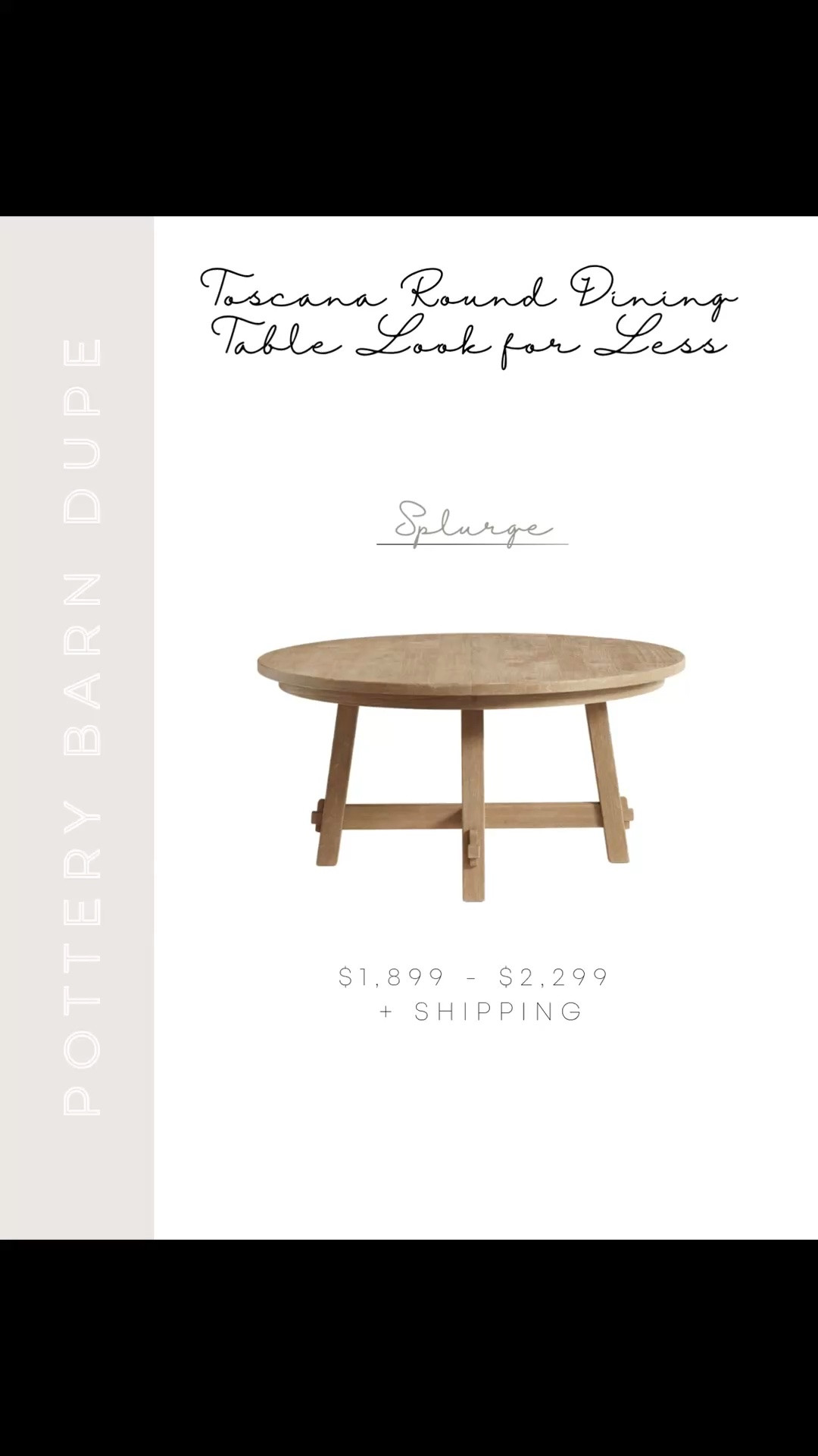 The Pottery Barn Round Toscana dining table look for so much less 🤍 One of my most-loved dupes — refreshed with the best current options to get that timeless, elegant round table look without the splurge. The perfect centerpiece for a warm, gathering-ready dining room. Linking it here!

#LTKSaleAlert #LTKHome