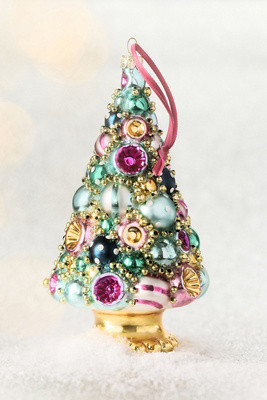 Bauble Tree Glass Ornament | Anthropologie (US)