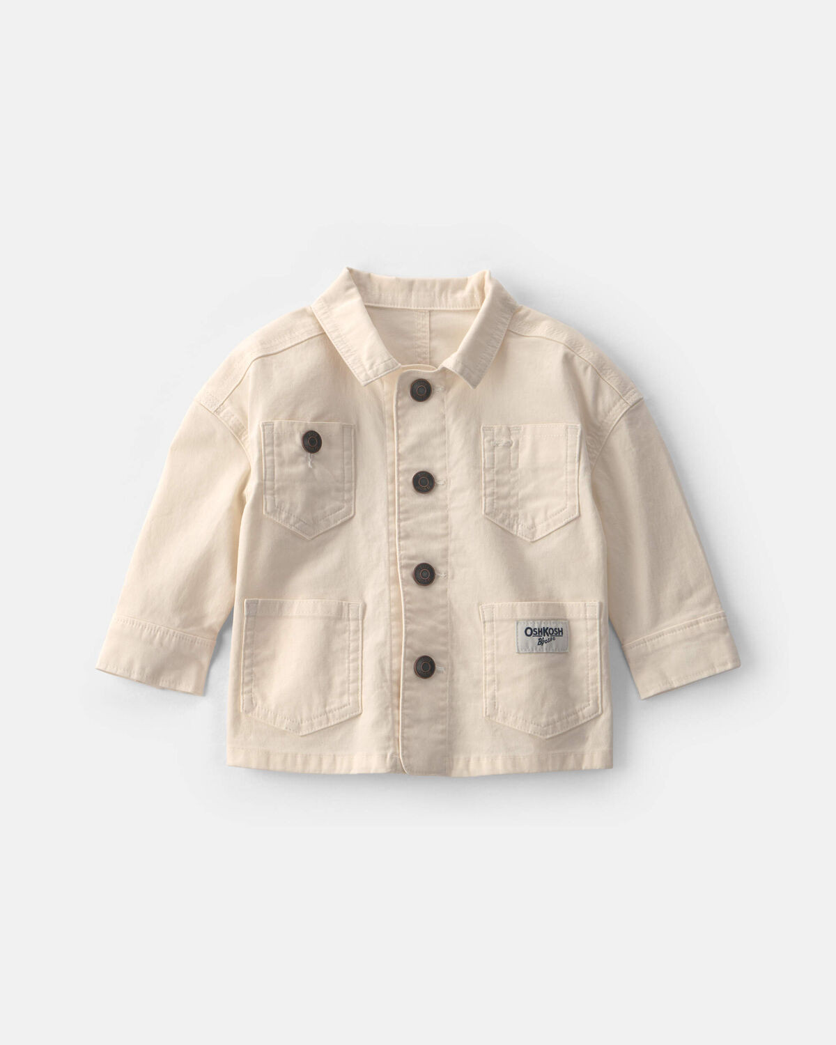 Baby Canvas Jacket - Ivory | Carter's Inc