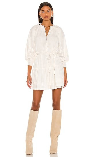 Cleobella Meadow Mini Dress in Ivory. - size M | Revolve Clothing (Global)