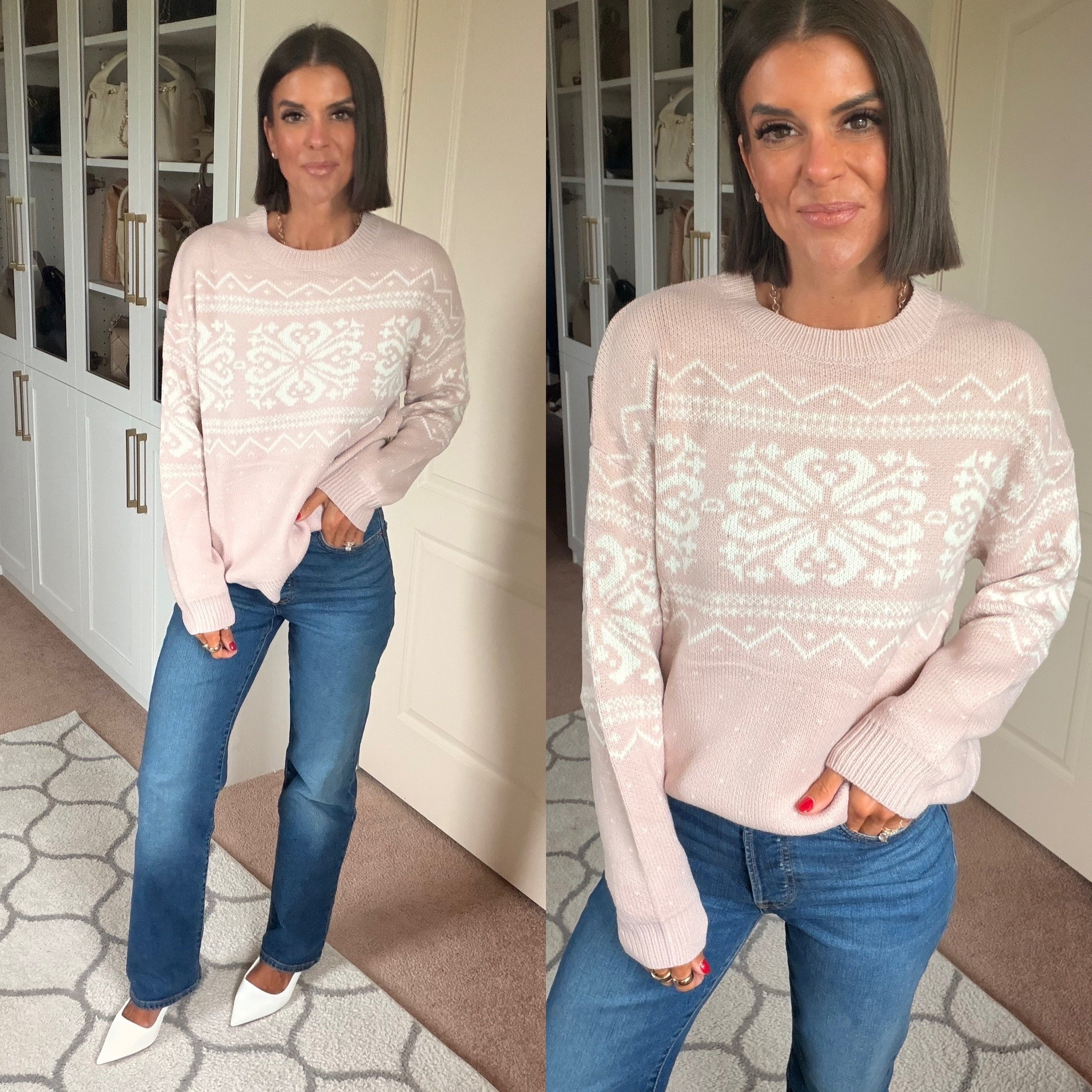 Size small in sweater jeans tts

#LTKdayinmylife #LTKgrwm #LTKootd