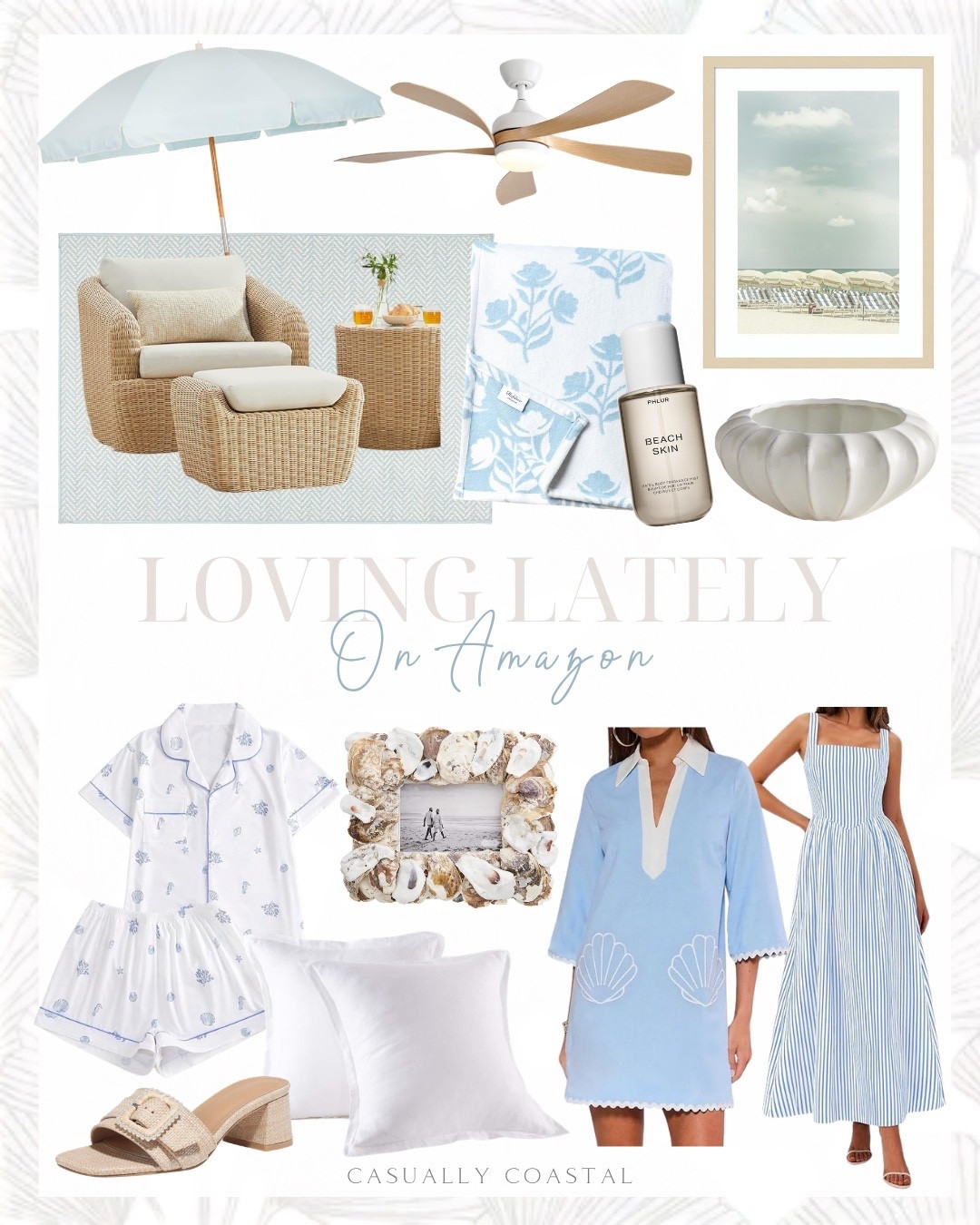 Loving Lately on Amazon

Amazon home decor, Amazon dress, Amazon pajamas, Amazon wall art, coastal home, coastal decor, Amazon rug, coastal rug, amazon pillows, Amazon picture frame, coastal picture frame, coastal dress, Amazon maxi dress, summer dress, Amazon fan, Amazon patio umbrella, striped summer maxi dress, oyster frame, seahorse pajama, shell embroidered dress, patio wicker furniture set, scalloped brim umbrella, Swedish blue rug, blue rug, herringbone rug, 5x8 rug, smart ceiling fan, decorative bowl, framed wall art, coastal decorative throw blanket, linen European pillow shams, white pillow shams, phlur beach skin body mist, heeled sandals, summer heels, outdoor wicker side table, Amazon side table, wicker storage baskets

#LTKHome #LTKSeasonal