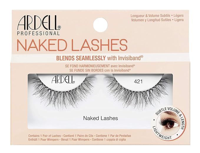 Ardell False Lashes, Naked Lashes 421 with Invisiband, 4 pairs | Amazon (US)