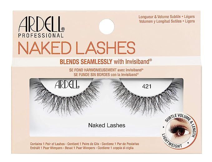Ardell False Lashes, Naked Lashes 421 with Invisiband, 4 pairs | Amazon (US)