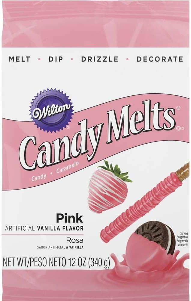 Wilton Pink Candy Melts Candy, 12 oz. | Amazon (US)