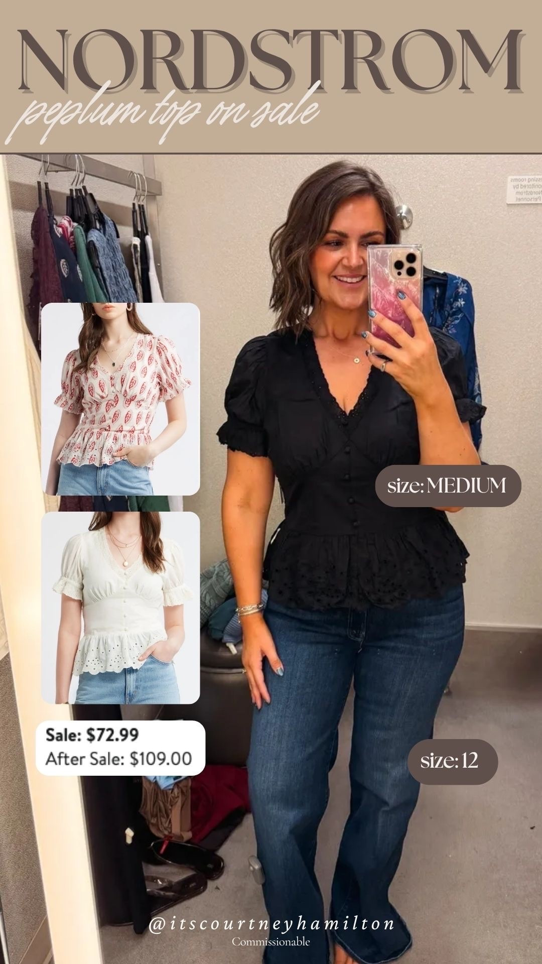 This top is on sale from Nordstrom! Last week to shop the sale!!

Sale alert, watchnow, finds under 100, new arrivals, Courtney Hamilton

#LTKootd #LTKSeasonal #LTKSaleAlert