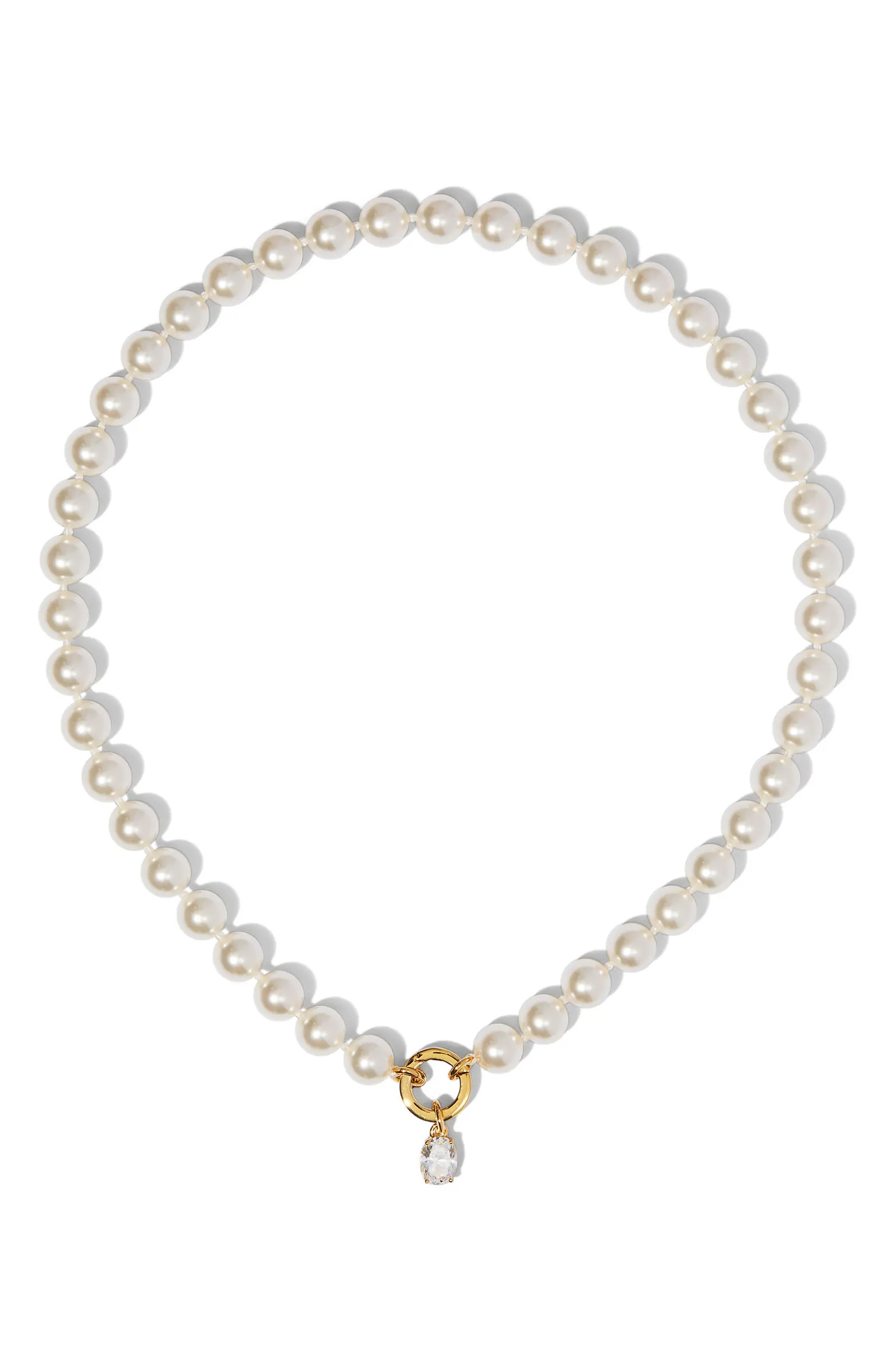 Nadri Poppy Charm Ring Necklace | Nordstrom | Nordstrom