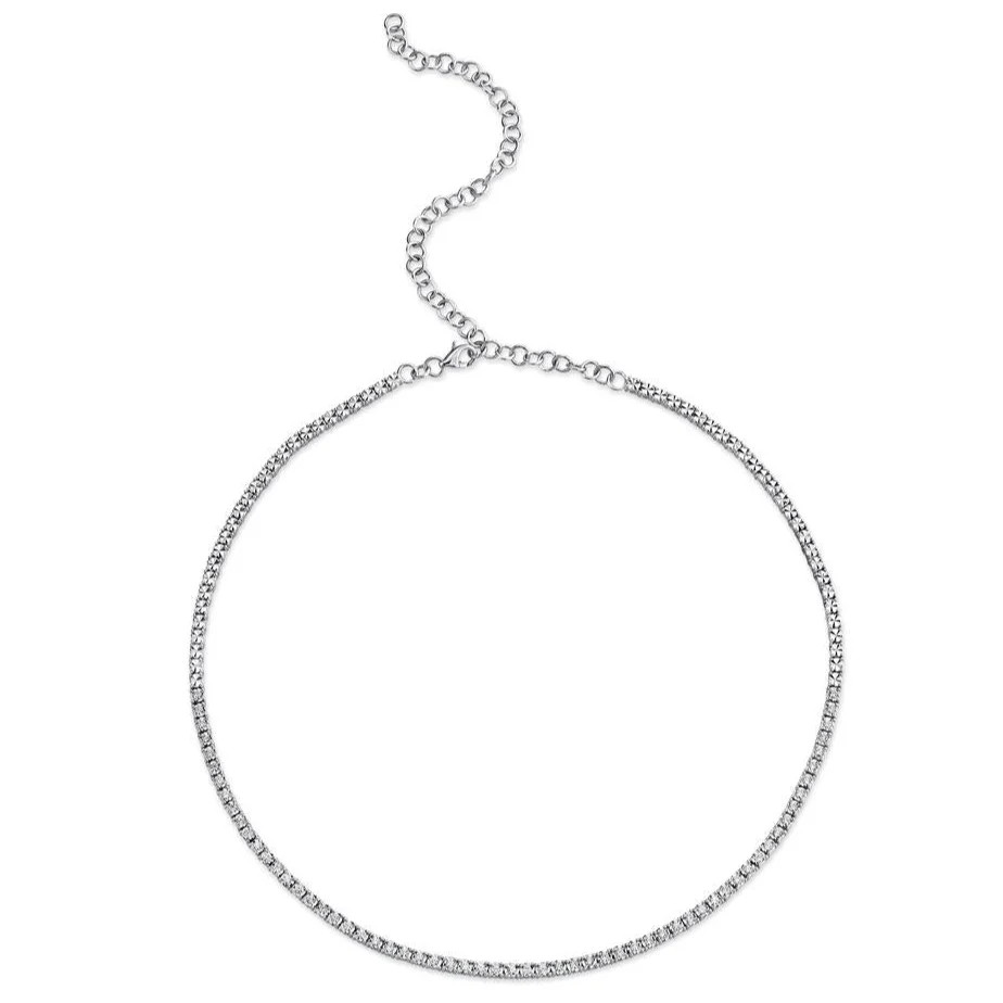 Adjustable Diamond Tennis Necklace | J. Brooks Jewelers