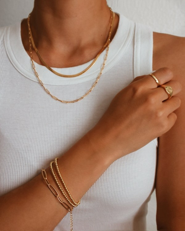 Alexa Snake Chain Necklace | SOPHIYA