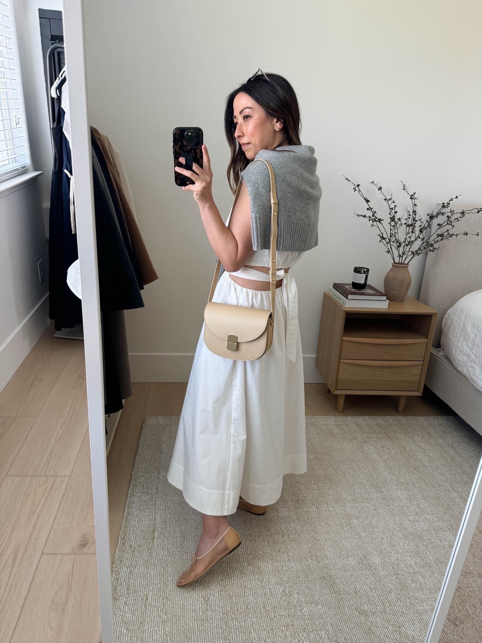 My favorite cut out dress is back in stock. Petite friendly. On sale! 

RACHEL Rachel Roy dress 0
Loeffler Randall flats 5
Sezane bag
Everlane sweater xs
Le Specs sunglasses
Dorsey James necklace 15"
J.Crew earrings

Summer outfits, summer style, petite styles, dresses 

#LTKPetite #LTKSaleAlert #LTKShoeCrush