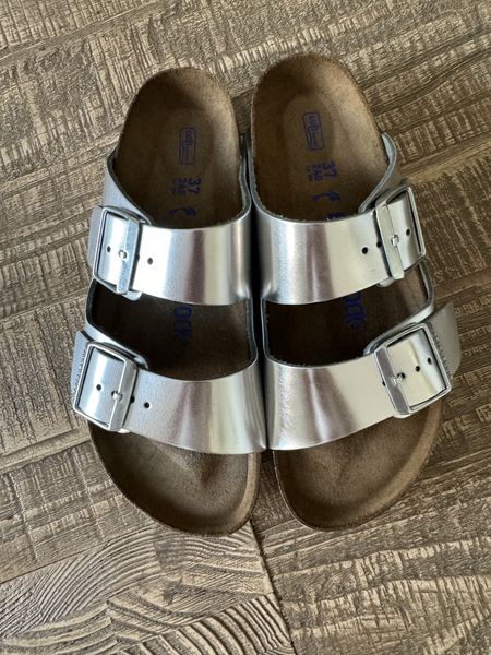 A staple for my spring & summer closet 🤌🏼

Metallic silver Birkenstocks sandals 

#LTKSeasonal #LTKU #LTKshoecrush