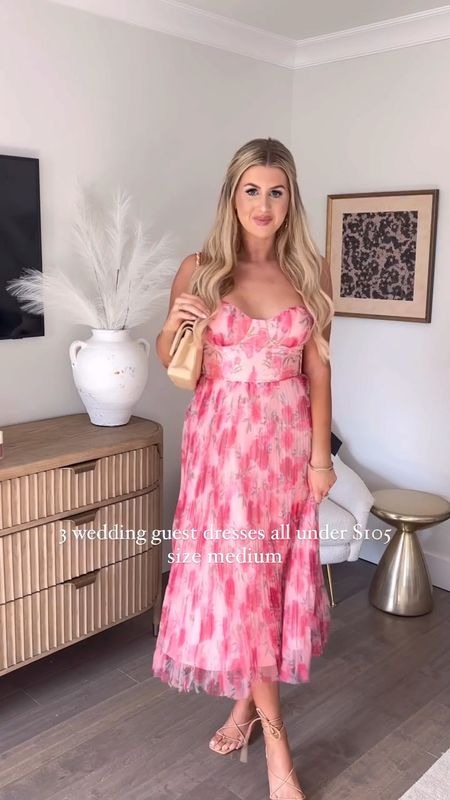 Spring wedding guest dresses all under $105! Wearing a medium in all of these!

Spring and summer wedding guest dresses from Lulus! 
Pink 
Purple
Floral midi dress


#LTKwedding #LTKfindsunder100 #LTKstyletip