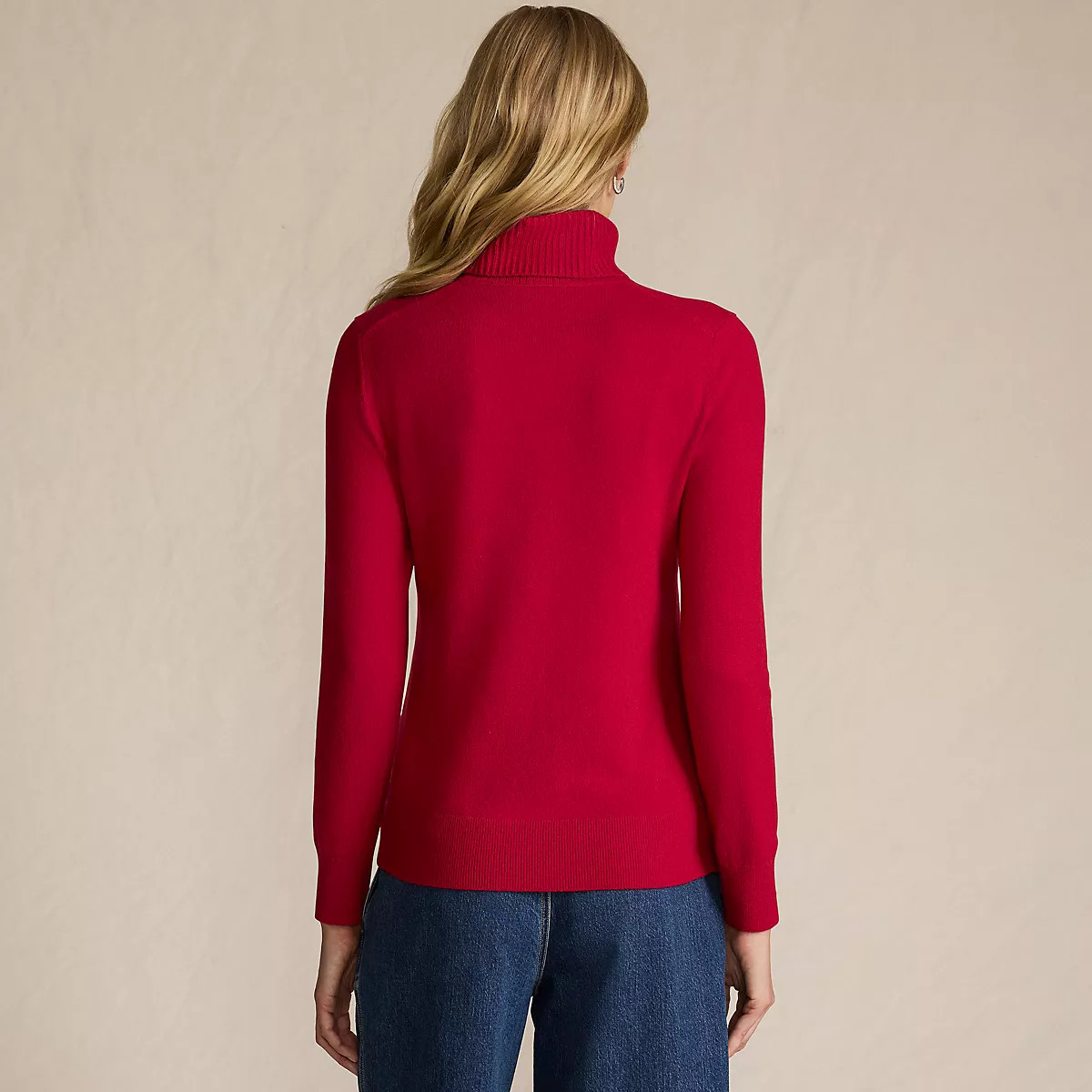 Women's Cashmere Turtleneck Sweater | Lands' End (US)