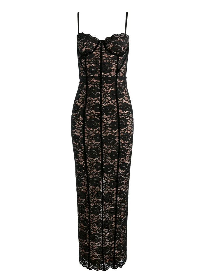 CARISSA LACE MAXI DRESS | Alice + Olivia