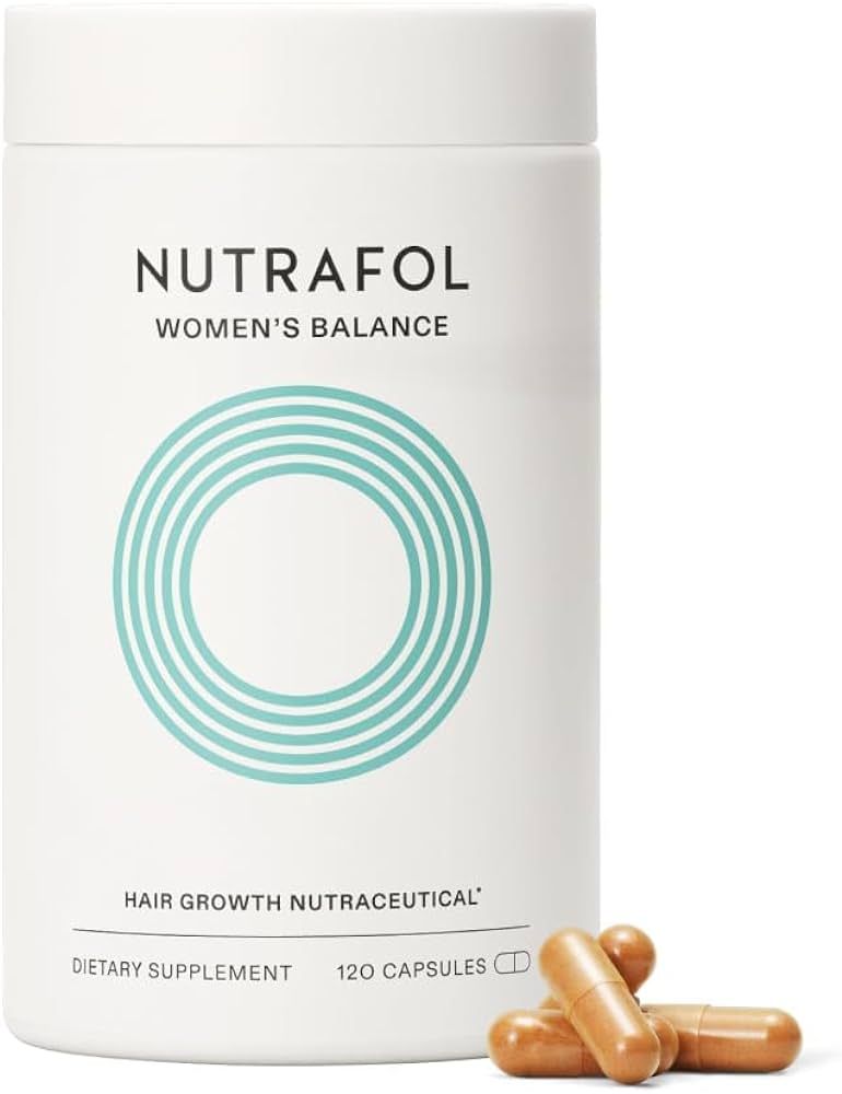 Nutrafol Women's Balance Hair Growth Supplements, Ages 45 and Up, Clinically Proven for Visibly T... | Amazon (US)