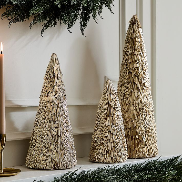 Mylar Shine Tabletop Trees | West Elm (US)