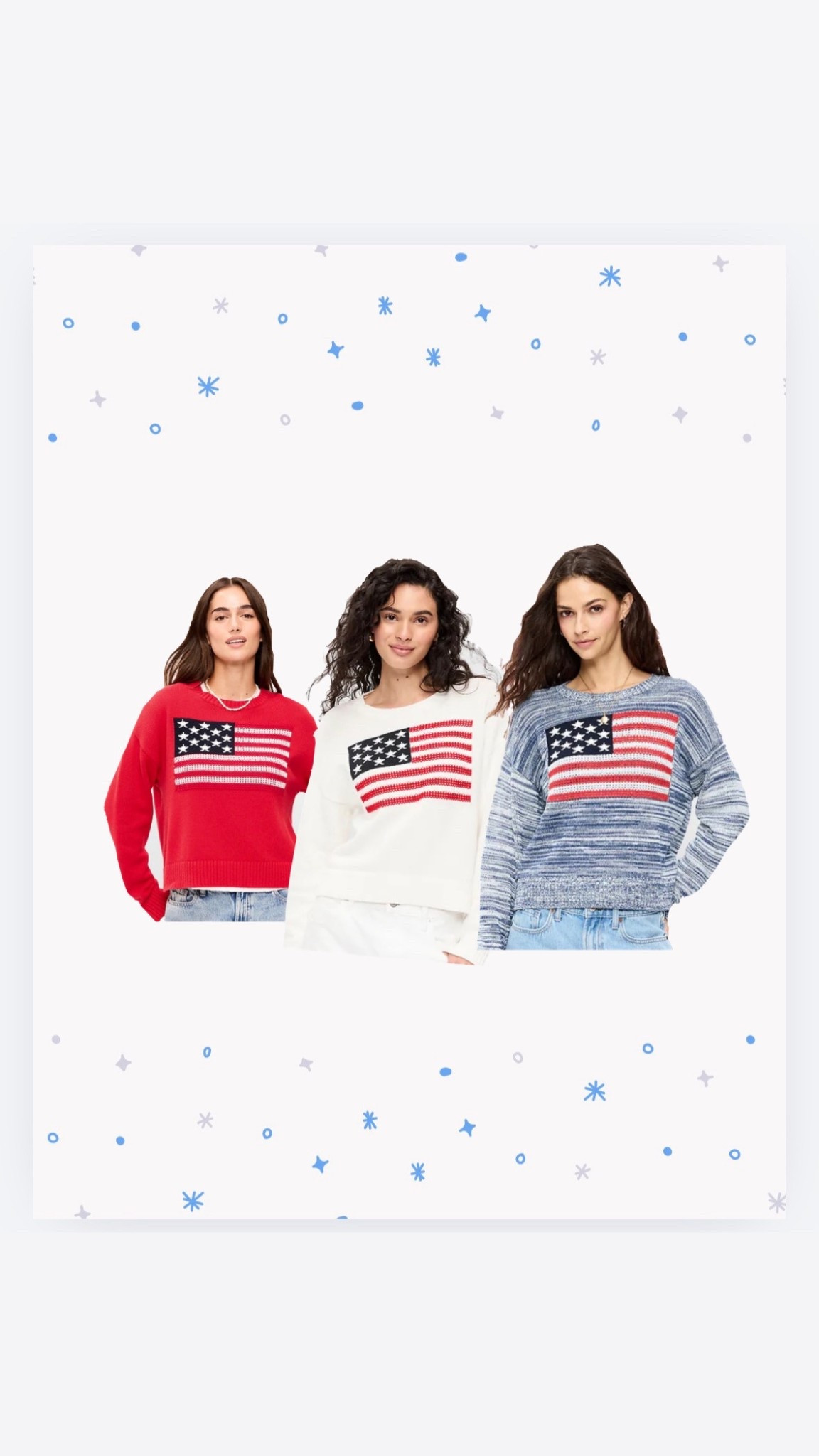 This #cottonsweater is giving #tuckernuckvibes #capecod and #nantucket approved this #americanflagsweater is on #sale totally #lookforless #eastcoastsummer on sale #under30 today #sizeinclusive in #plussize #tallsize #petite

#LTKPlusSize #LTKPetite #LTKTall
