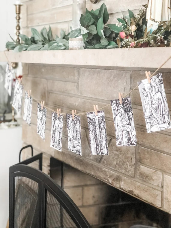 14 Stations of the Cross Printable Banner for Lent/easter  | Etsy | Etsy (US)