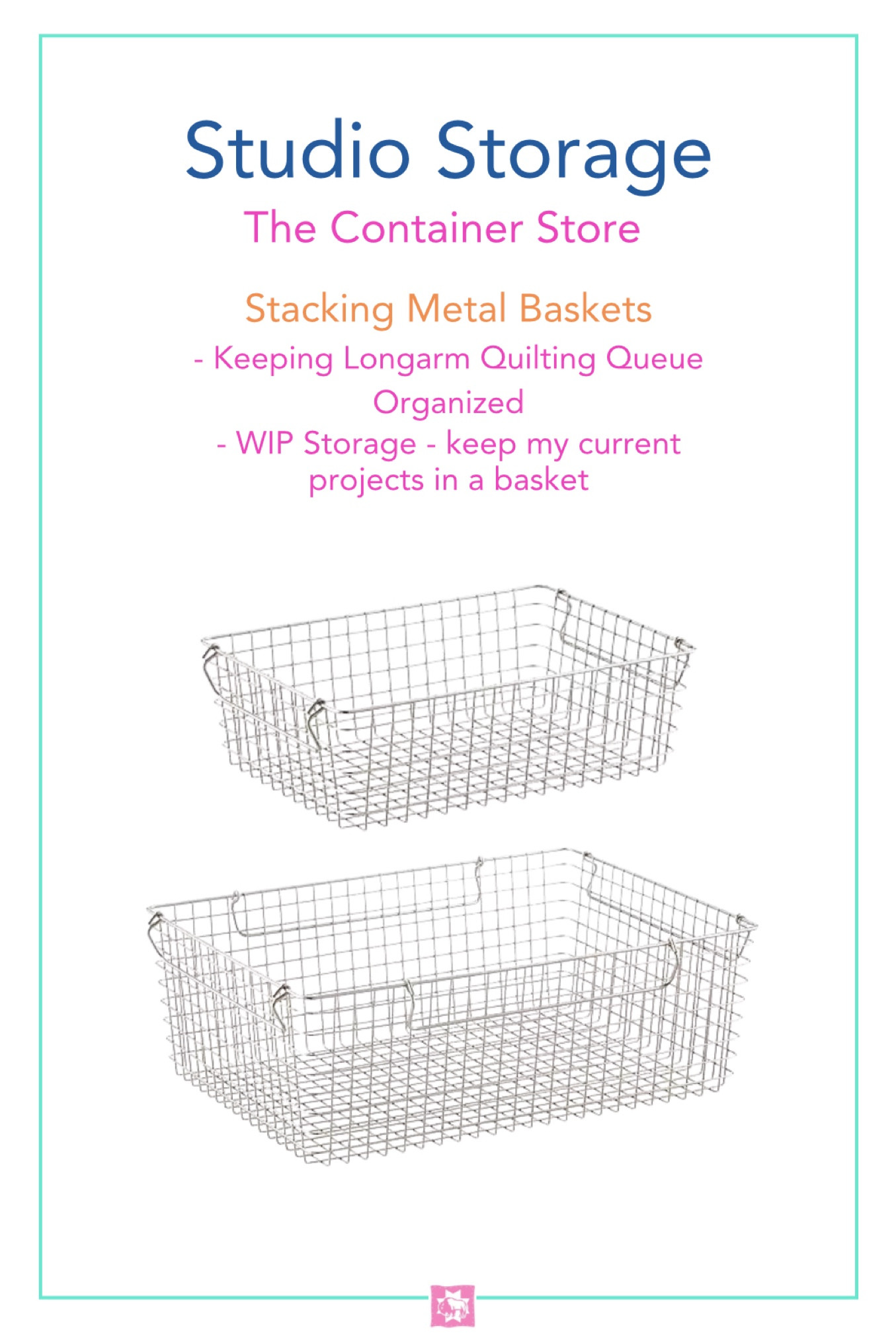 How I store quilts in queue to be quilted and keep my current WIPs organized! Multiple sizes and they stack!

#LTKhome #LTKfindsunder50