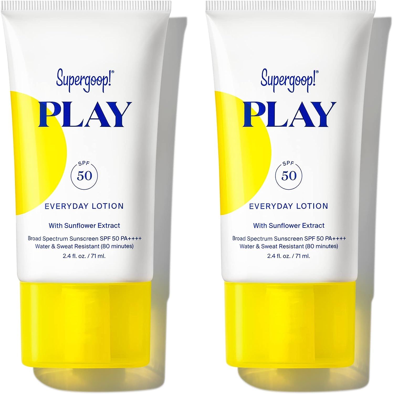 Supergoop! PLAY Everyday SPF 50 Lotion, 2.4 fl oz - 2 Pack - Reef-Friendly, Broad Spectrum Sunscreen | Amazon (US)