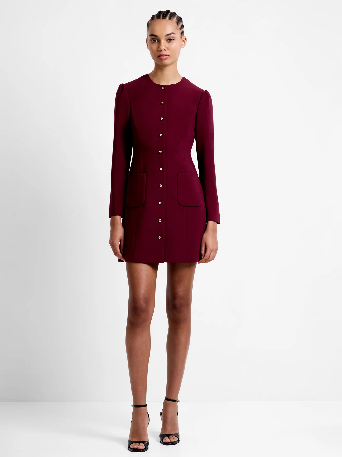 Celie Button Through Mini Dress | French Connection (UK)