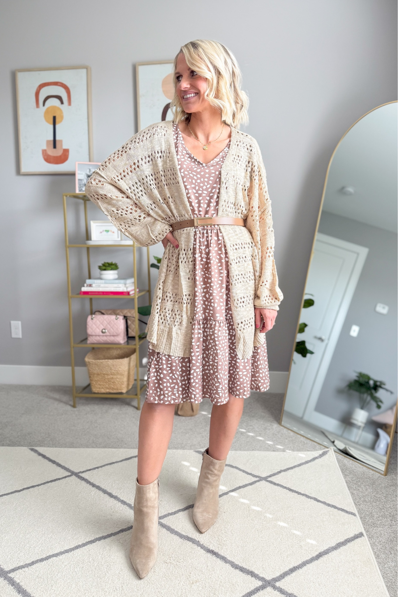 Cute fall teacher outfit! Dress- small || cardigan- small 

#LTKFindsUnder50 #LTKWorkwear #LTKStyleTip