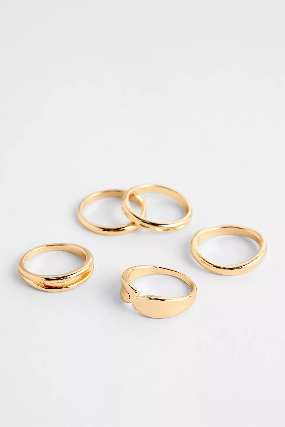 Silence + Noise Stacking Rings 5-Pack | Urban Outfitters UK