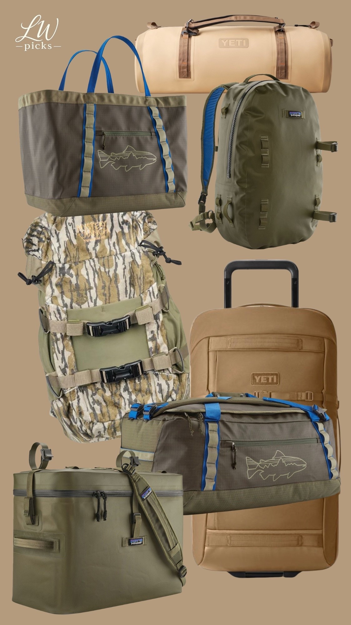 Luggage for the outdoorsy people or a Father’s Day idea