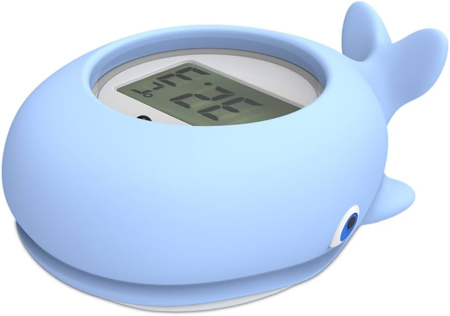 Baby Bath Thermometer with LED Display and Temperature Warning, Digital Room Thermometer & Fahren... | Amazon (US)
