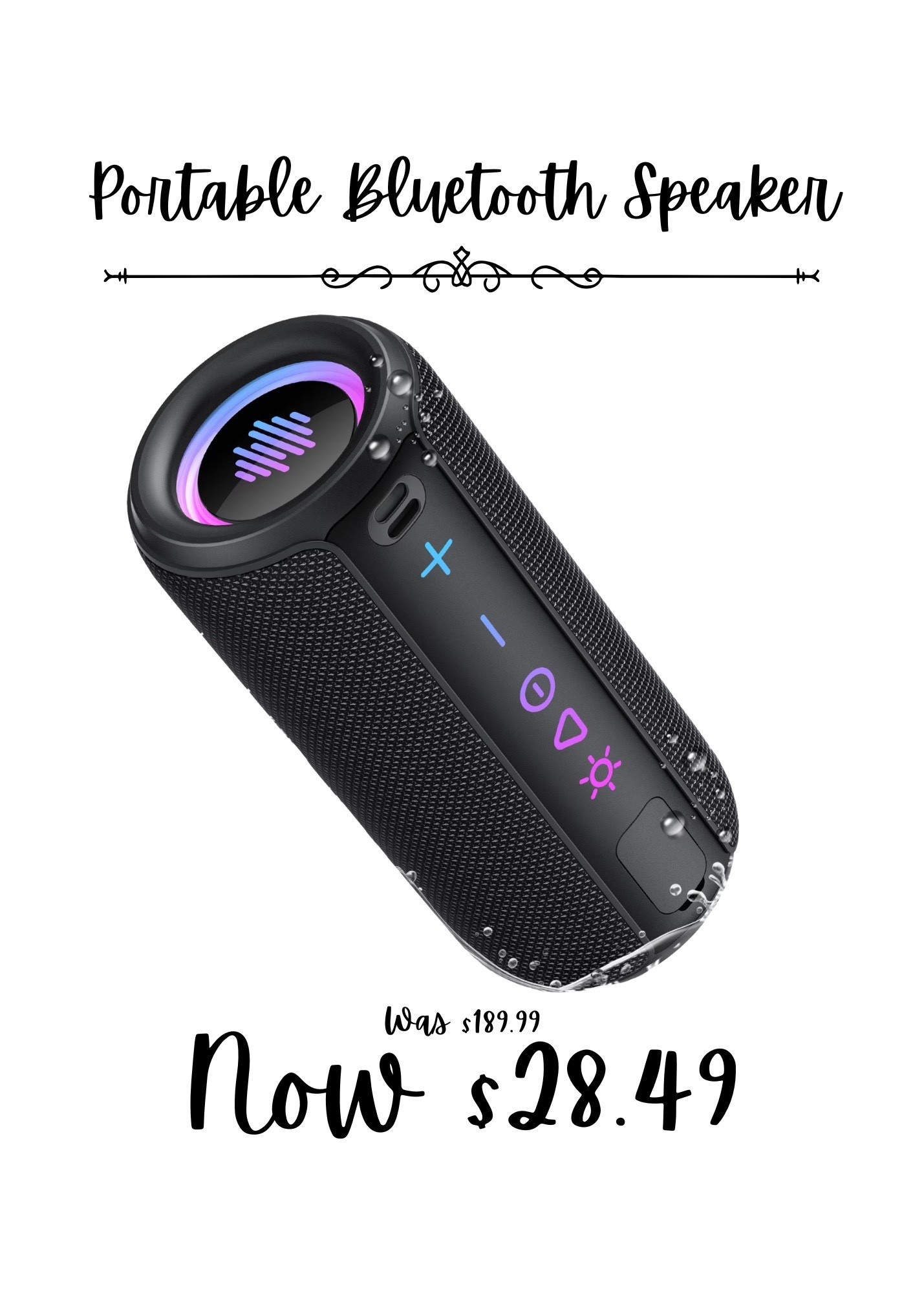 Have you ever wanted a portable Bluetooth speaker in the summer but they weren’t  on sale??  Or do you have a beach vacation coming up and you need a speaker?  This one from Walmart has amazing reviews and is on MAJOR sale!!! 

#LTKSaleAlert #LTKFindsUnder50 #LTKGiftGuide
