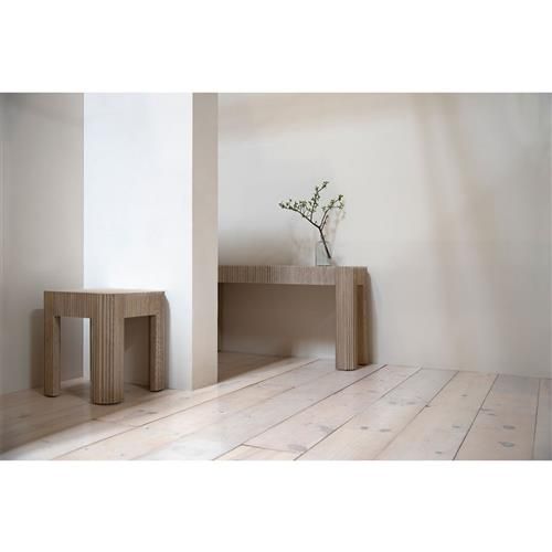 Amelia Modern Classic Brown French Oak Wood Console Table | Kathy Kuo Home