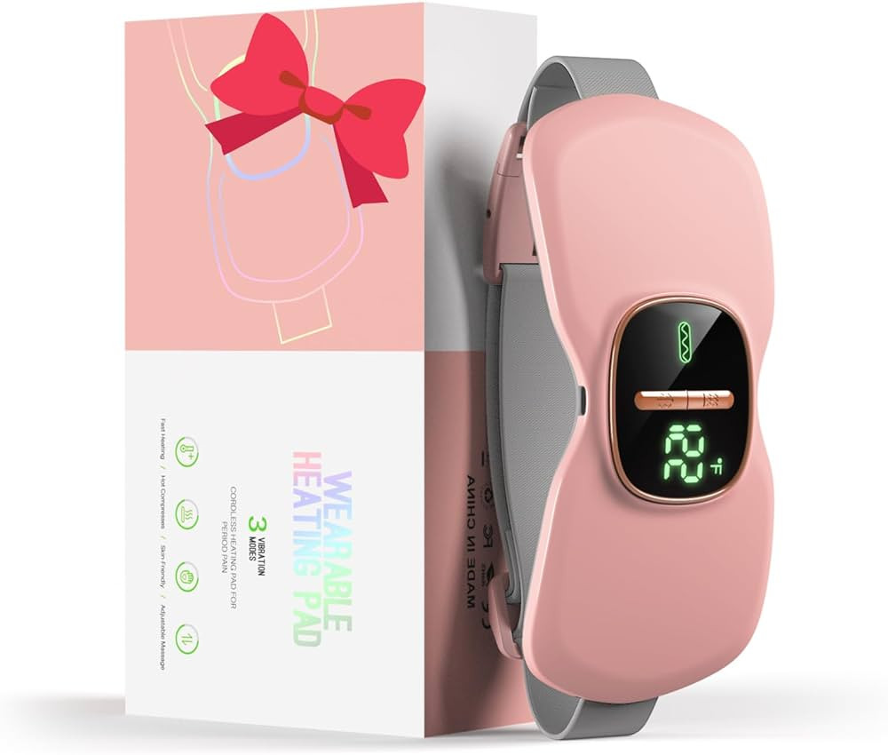 Heating Pads for Period Cramps, FSA HSA Eligible, Portable Cordless Menstrual Heating Pad, Period... | Amazon (US)