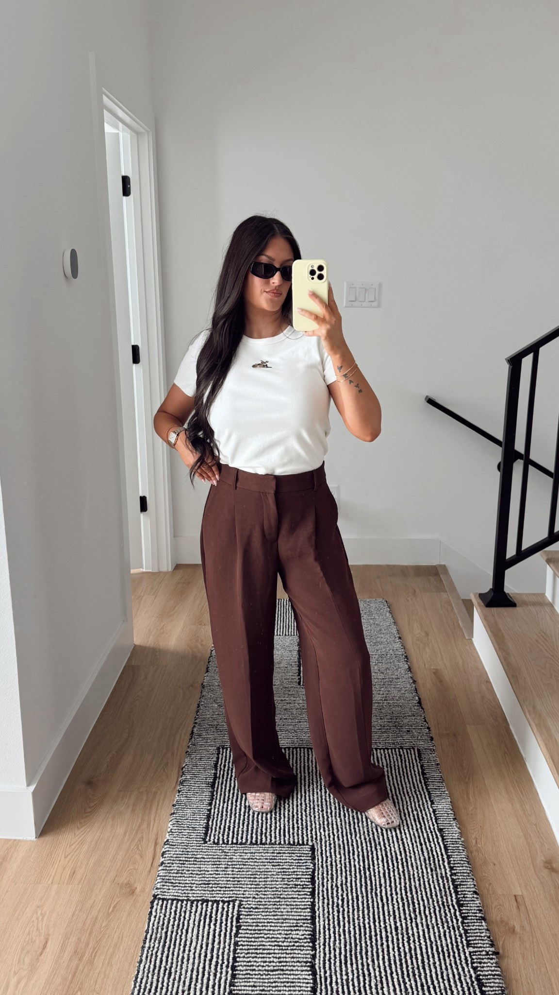Another easy every day outfit that still feels put together // I have been wearing these jelly sandals OUTTT, new favs. Linked similar options on major sale. 

TOP - Size L - runs small
BOTTOMS - Size 6 Regular - runs long


#LTKFindsUnder50 #LTKStyleTip #LTKPetite