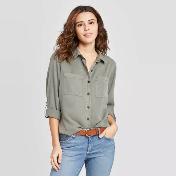 Women's Long Sleeve Button-Down Shirt - Universal Thread™ | Target