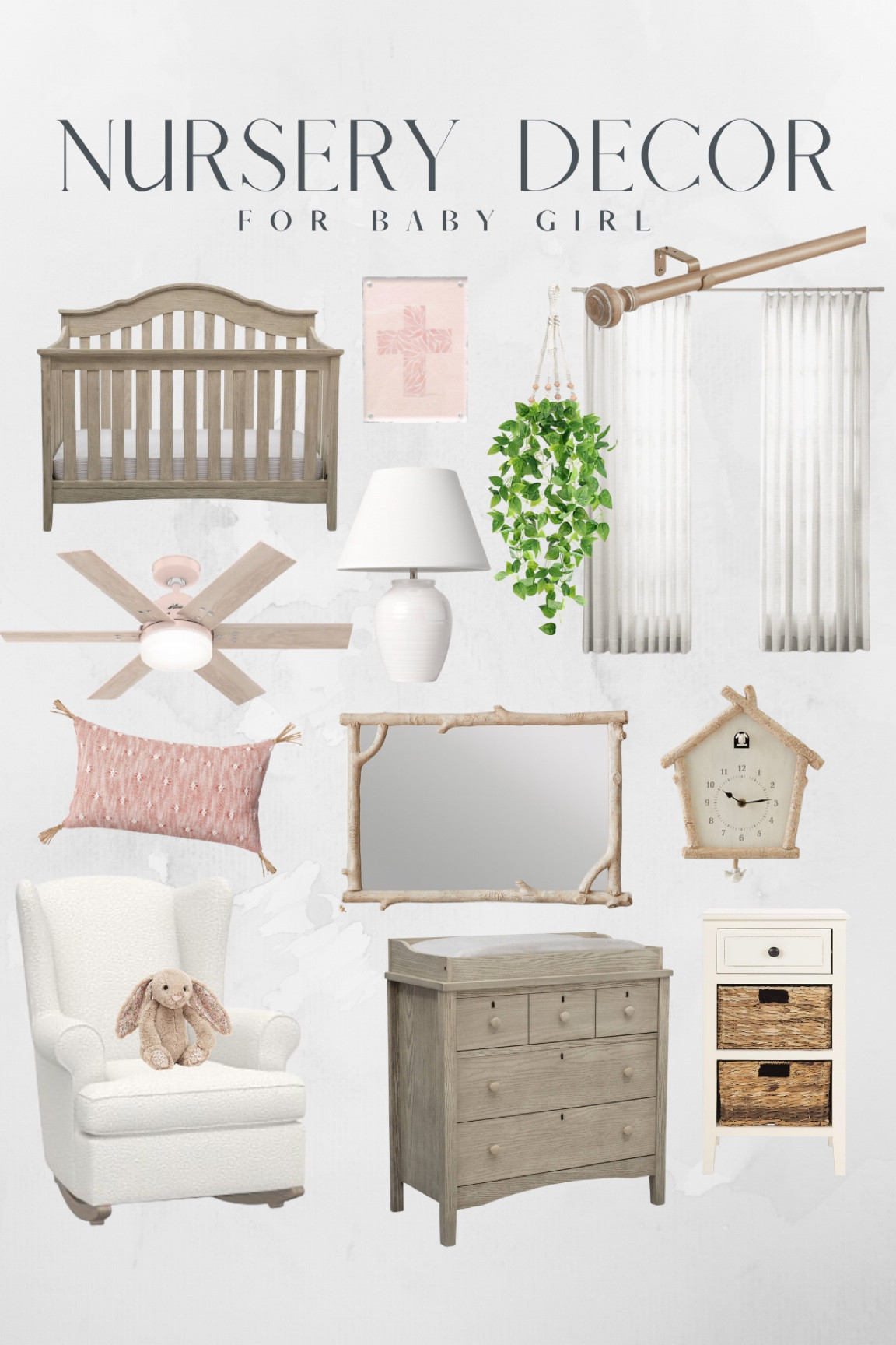 Nursery decor for baby girl! 

#LTKhome #LTKbaby #LTKfamily