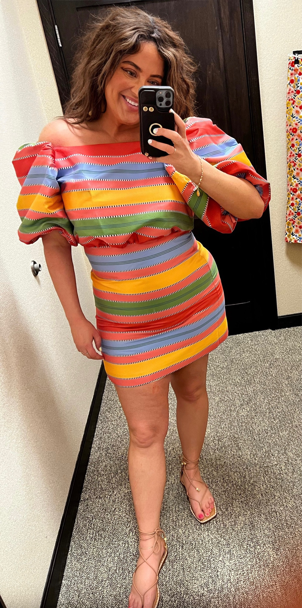 Ahhh this dress is absolutely stunning. Runs true to size. Wedding guest dress anyone? The sandals are padded and very comfy

#LTKwedding #LTKtravel #LTKSeasonal