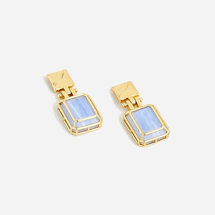 Encased-marble drop earrings | J.Crew US