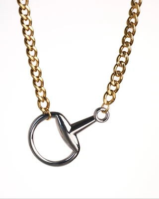 In Control Horse Bit 316L Stainless Steel Necklace | KC Chic Designs