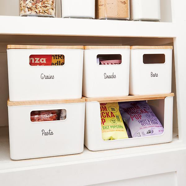 Rosanna Pansino x iDesign Coconut Open Front Bin | The Container Store