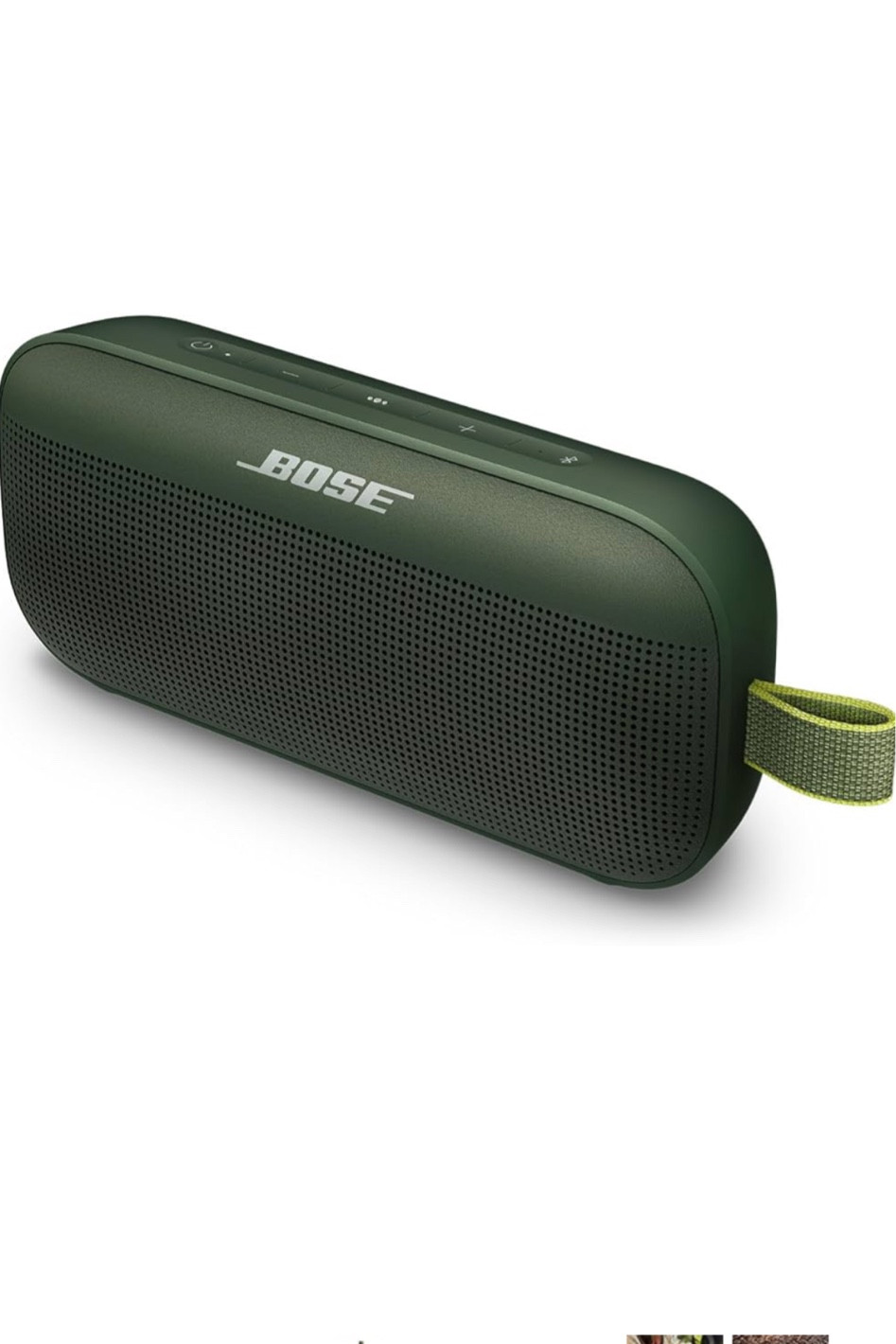 Army green speaker!! Bose is such good quality and it can be VERY loud 

#LTKSwim #LTKSaleAlert #LTKFindsUnder100