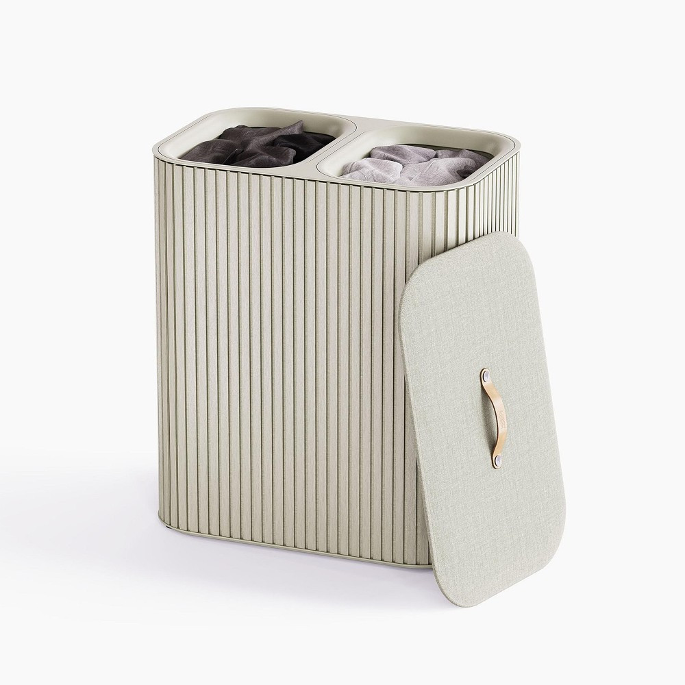 Joseph Joseph Tota Luxe 90-liter Bamboo Laundry Separation Basket | Williams-Sonoma