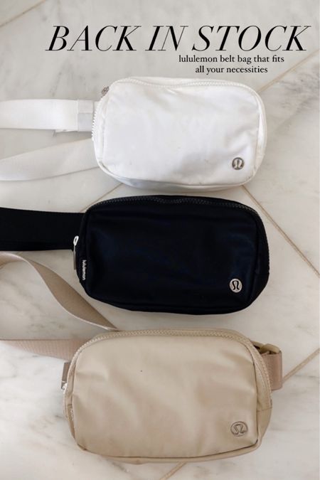 Lululemon belt bag back in stock!