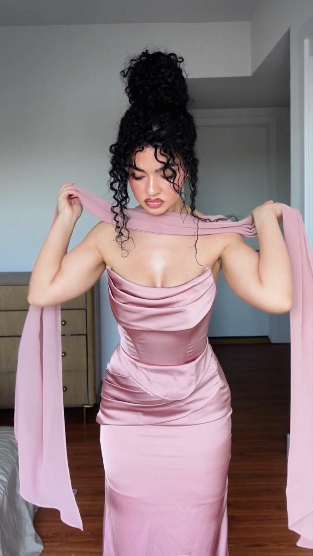 Pink dress 
#weddingguestdress #springdress #springoutfit 

Dress: Azazie Sorrel Stretch
Dusty Rose Mermaid Strapless Stretch Satin Convertible Dress

#LTKootd #LTKPetite #LTKgrwm